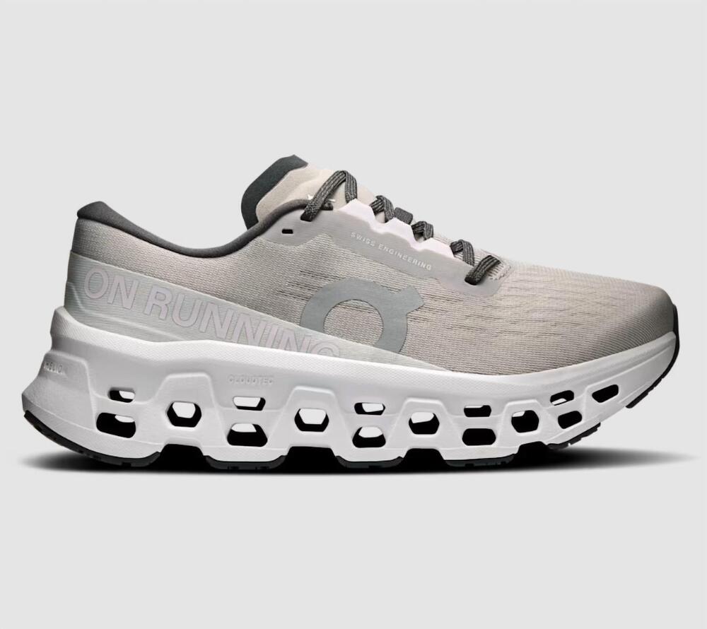 NEW ON women's cloudmonster 3 shoe in truffle/ivory